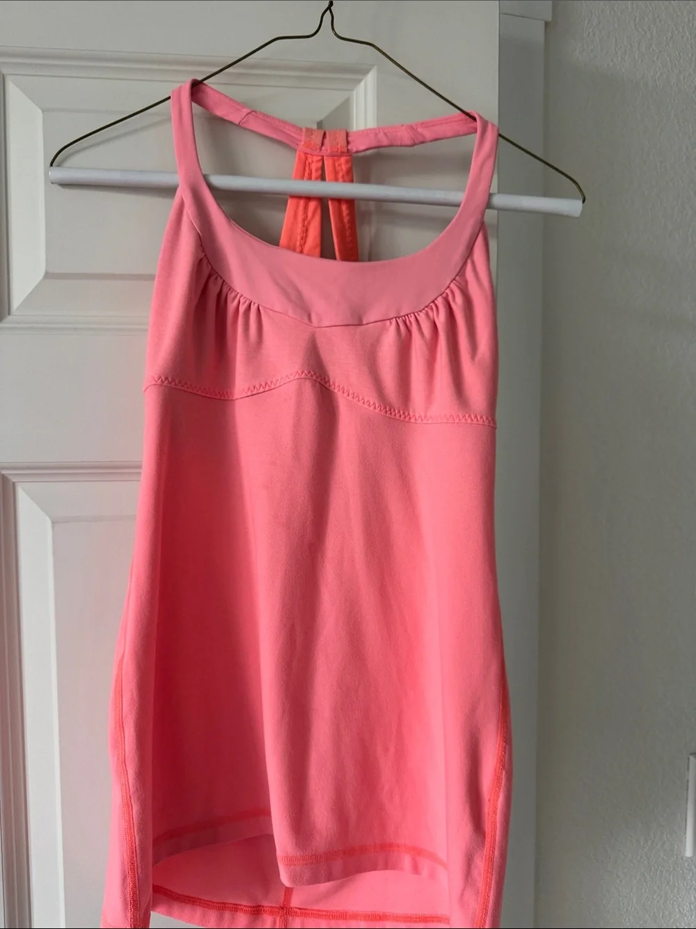 lululemon athletica Coral Pink Racerback Tank